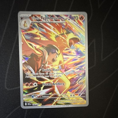 Pokémon Ethan's Typhlosion 190/182 Sv10 Destined Rivals Full Art Illus Holo