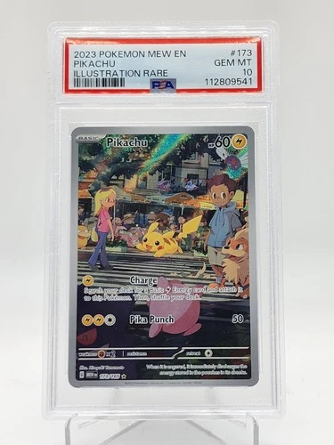 PIKACHU 2023 POKEMON 151 ILLUSTRATION RARE #173 PSA 10 Q0895