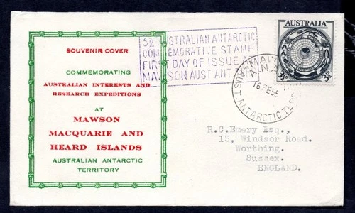 Australia - 1955 Antarctic Research Mawson Island First Day Cover