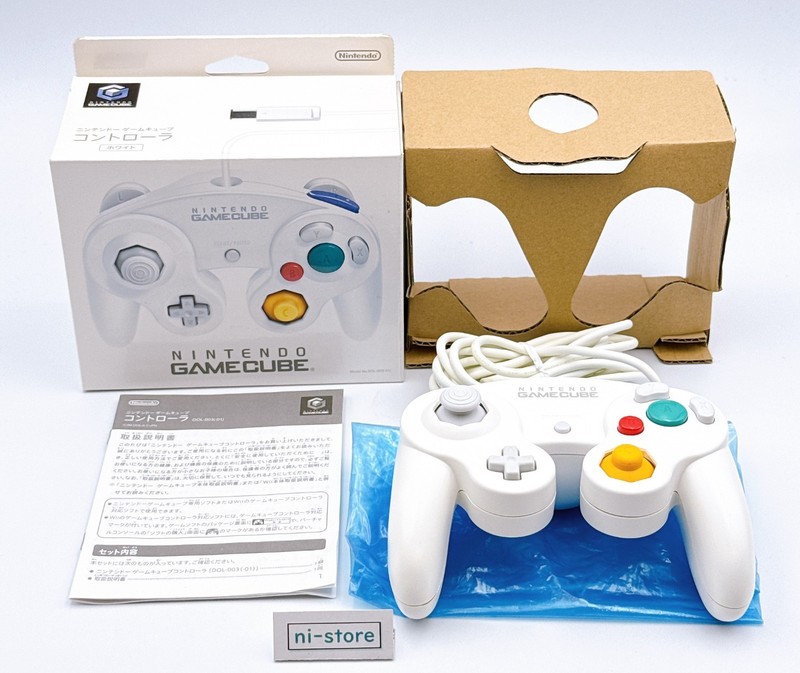 Official OEM Nintendo GameCube Controller White DOL-003 in Box -Open box unused
