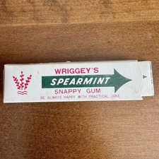 Vintage 60s/70s Wrigley&rsquo;s Spearmint Snappy Gum Practical Joke NOS Japan Trick
