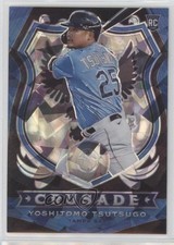 2020 Chronicles Crusade Blue Ice Prizm 95/99 Yoshi Tsutsugo Yoshitomo #6 0ld5