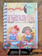 Mary Engelbreit  *HAPPINESS*  Spiral Notebook * NEW * SEALED