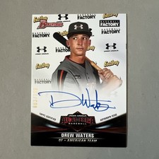 2016 Bowman Drew Waters Under Armour All American Auto #D /199 #UAA-20
