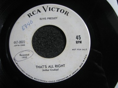 Elvis Presley-That´s all Right 7''-1964 USA-RCA Victor-447 0601-white Label