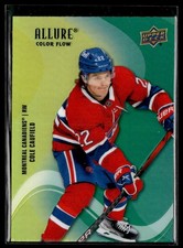 2022-23 Upper Deck Allure Color Flow Yellow-Green #SF-45 Cole Caufield