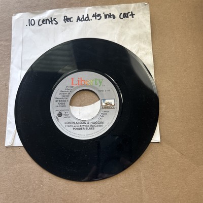 The Powder Blues Lovin Kissin And Huggin / Willpower 1981 Liberty 45