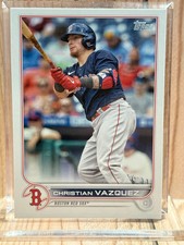 Christian Vazquez 2022 Topps #63 Boston Red Sox