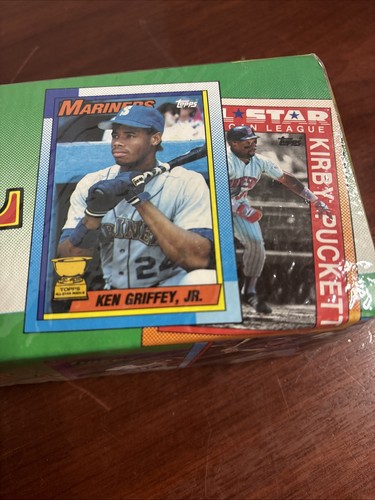 Topps Baseball 1990 set completo ufficiale scatola sigillata in fabbrica 792 carte - Foto 7 di 7