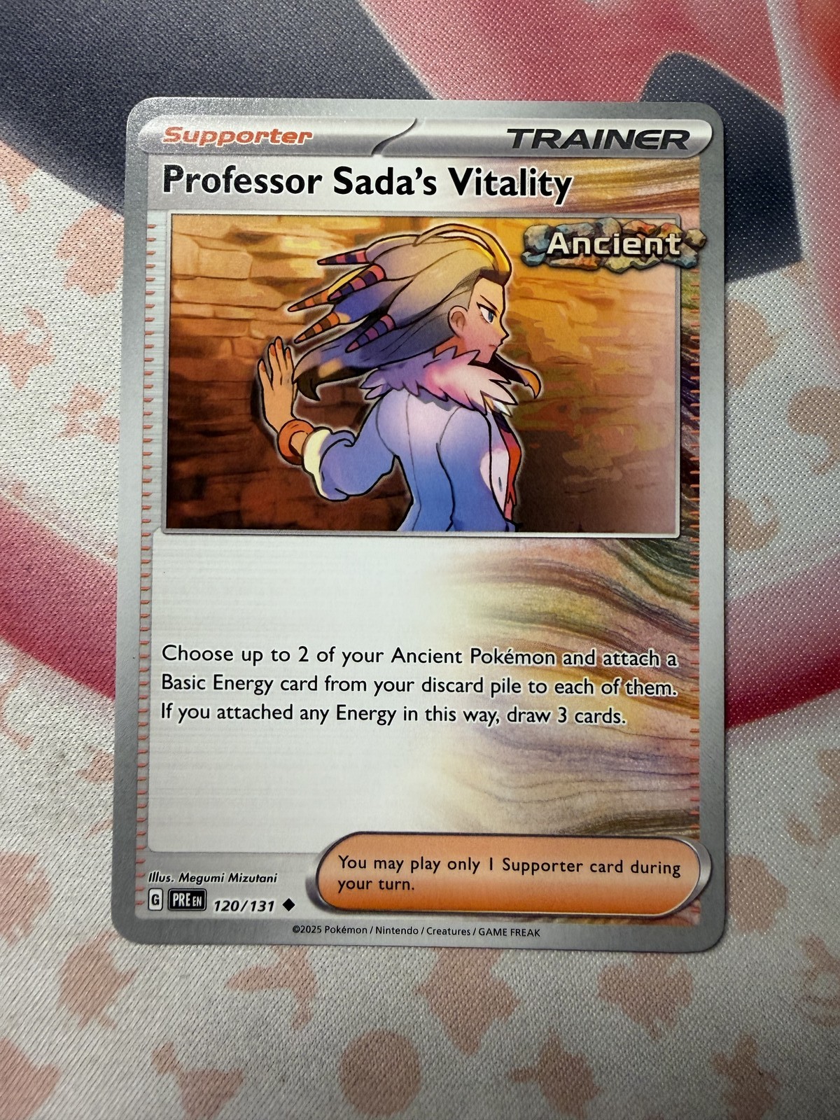 Professor Sada's Vitality Uncommon SV: Prismatic Evolutions 120/131 NM English P