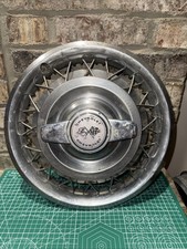 Vtg Chevrolet 13 Wire Wheel Two Bar Spinner Hub Cap Wheel Spinner
