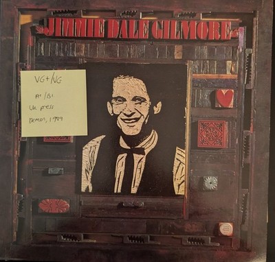 Jimmie Dale Gilmore Vinyl Record VG+/VG FIEND145 1989