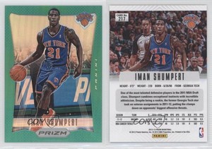 2012-13 Panini Prizm Green Prizm Iman Shumpert #217 Rookie RC