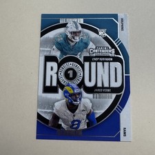 2024 Panini Contenders #6 Chop Robinson / Jared Verse SN149 Round Numbers