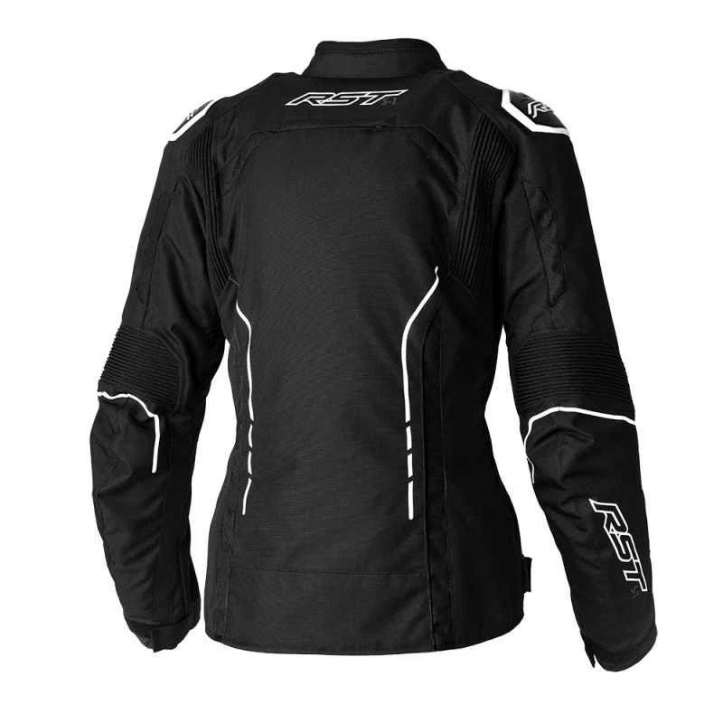 RST S1 Ce Ladies Textile Motorcycle Jacket Black White, photo 2 of 2