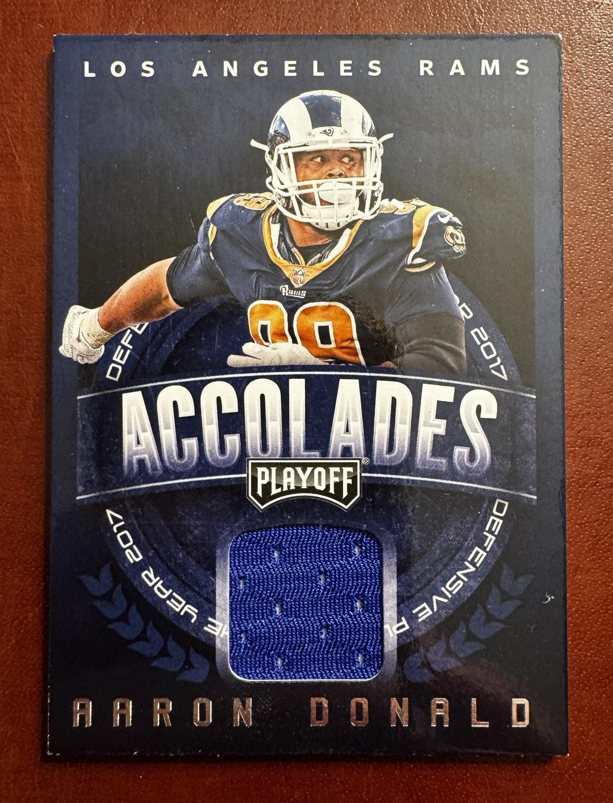 2018 Panini Playoff #12 Aaron Donald Accolades
