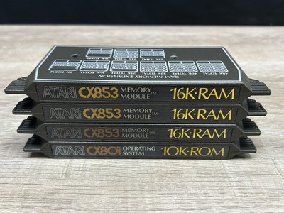 Atari CX853 16K-RAM Memory Modules & CX801 10K-ROM Operating