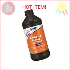 NOW Foods Supplements, Sunflower Lecithin with naturally occurring Phosphatidyl
