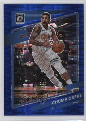 2021-22 Panini Donruss Optic Blue Pulsar Prizm Chuma Okeke #81 0x0t