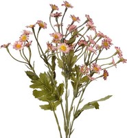 Clayre & Eef 6PL0348PA Deko Zweig Mit Blumen Rosa GrüN 23X17X60 Cm