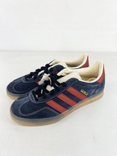 Adidas Gazelle Indoor Mens Sz 7.5 Legend Ink Ruby JH5404 Blue Red Shoes Sneaker