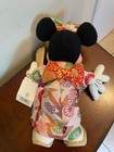 NEW w/tags Tokyo Disneyland  Minnie Mouse Poseable Plush  KIMONO  11 inch Japan — photo 9