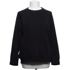 H&M, Sweatshirt, Größe: M, Schwarz, Baumwolle/Polyester, Einfarbig, Sweat #IIm