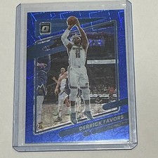 Panini 2021-22 Donruss Optic Blue Velocity Prizm Derrick Favors #33 Thunder NBA