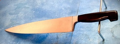 ZWILLING JA HENCKELS SOLINGEN GERMANY VINTAGE CHEFS KNIFE 13 Overall 7.5  Blade 