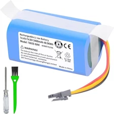 3400mAh Vacuum Compatible Battery for AIRROBO P10 Robot Vacuum Cleaner Series