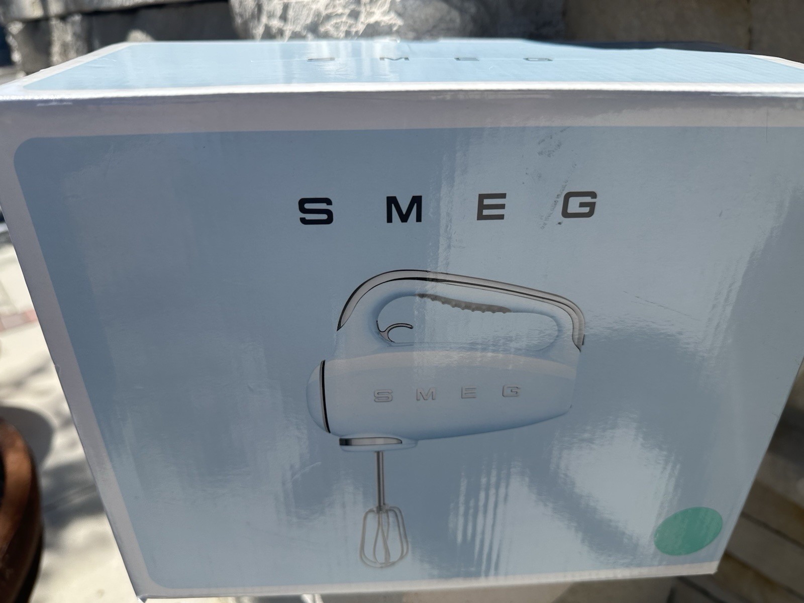 Smeg 50&rsquo;s Retro Style 9 Speed Hand Mixer New Pastel Green 