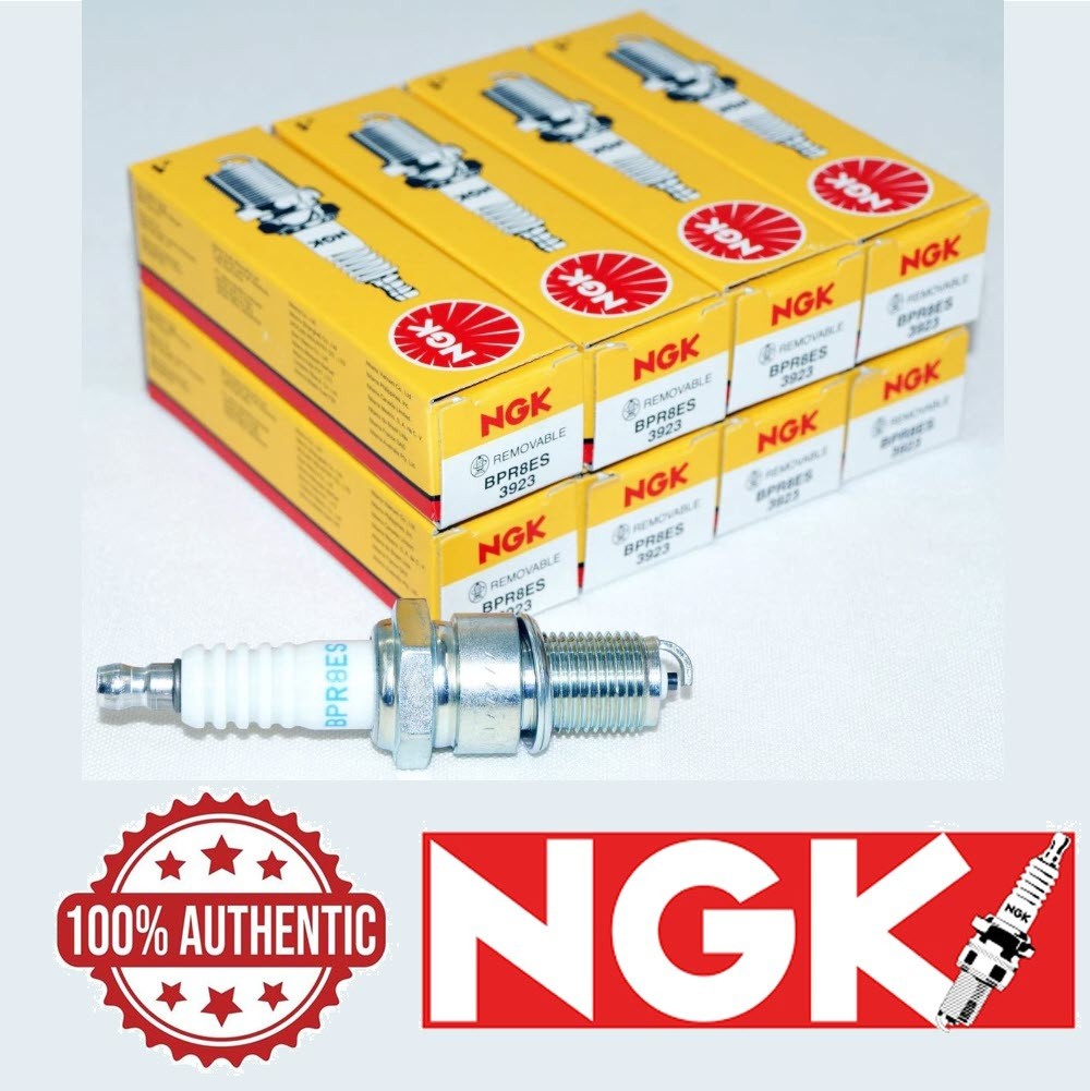Set of 8 Genuine NGK 3923 BPR8ES Nickel Spark Plugs