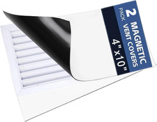 Magnetic Vent Covers 4" X 10", 2 Pack Thick Stronger Magnet Air Vent Cover for F