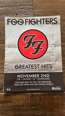 FOO FIGHTERS GREATEST album poster advert | 2009 Q Magazine cutout (1 page)