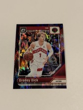 2024-25 Panini Donruss Optic #184 Gradey Dick Purple Shock Raptors