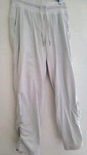 Lululemon Pants Womens Size 6 Ivory Dance Studio Mid Rise Drawcord Ankle Lined