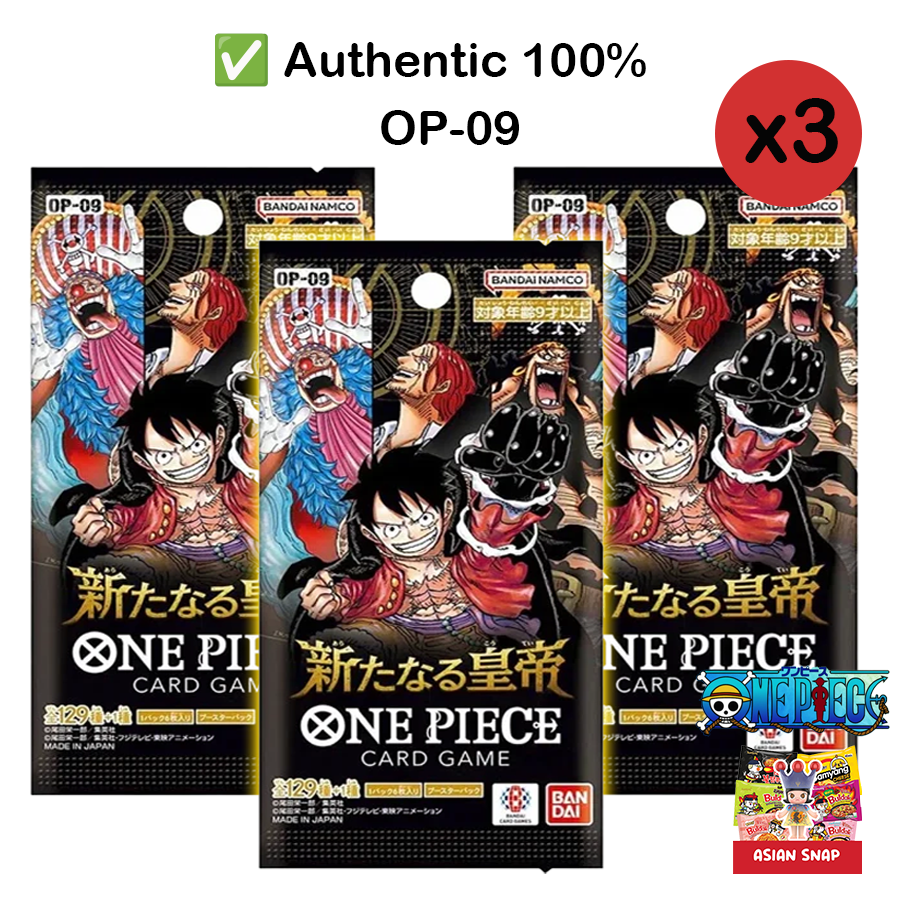 ONE PIECE Card Game The Four Emperors OP-09 booster box Bandai | eBay