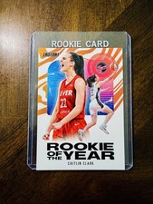 2024 Panini Caitlin Clark RC w/white ROOKIE CARD case ROY Instant WNBA