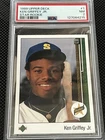 1989 Upper Deck - Star Rookie Ken Griffey Jr #1 (RC) PSA 7
