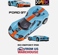 AFX 22052 Fo d GT Heritage 6 Gulf HO Slot Car MegaG for Autoworld AFX22052