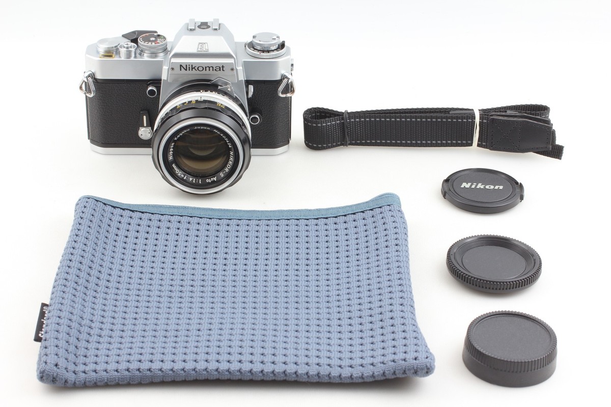 ▷[N MINT] Nikon Nikomat EL Film Camera + Nikkor-S Auto 50mm f1.4