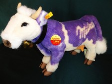 Original Steiff Figur Milka Kuh nagelneu Sammlerstück Schokolade 354014 TOP