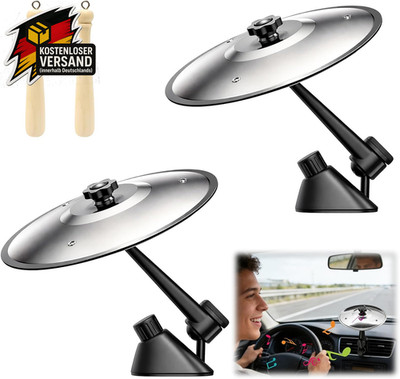 Mini Schlagzeug-Becken für Autolüftung   Anti-Stress Car Cymbal Gadget für Musik
