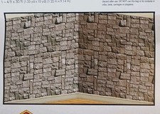 4x30 ft Rock Stone Wall Backdrop Vintage Brick Stones Photography   30 