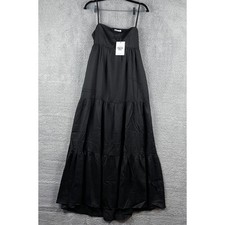 Princess Polly Women's US 8 Black Polyester Blend Dunster Maxi Dress