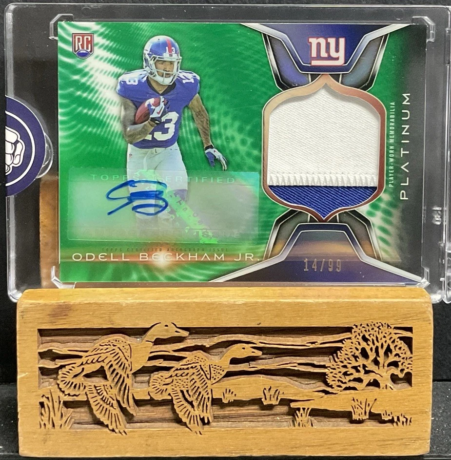 Football New York Giants Sports Odell Beckham Jr. Trading Cards