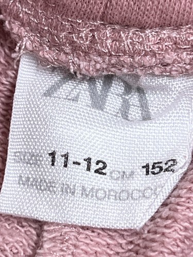 Zara Girls Pink Sweatpants - Size 11 / 12 - VGUC - Picture 5 of 8