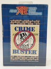 ATARI XE GAME CRIME BUSTER CARTRIDGE RX8104  VINTAGE 1988 NEW IN SEALED BOX