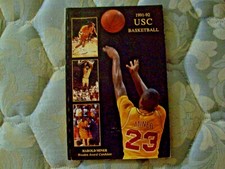 1991-92 USC TROJANS BASKETBALL MEDIA GUIDE Yearbook HAROLD MINER 1992 College AD