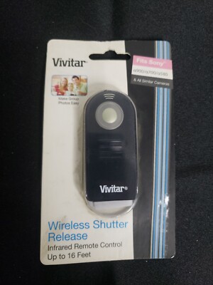 Vivitar Wireless Shutter Release Infrared Remote Sony a900 a700 a580 & Similar